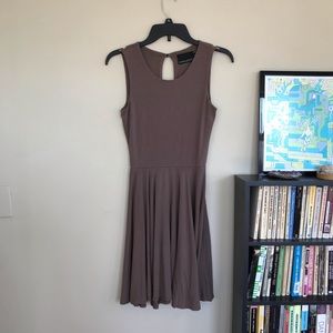 Cynthia Rowley Taupe Fit n Flare Sleeveless Dress ⭐